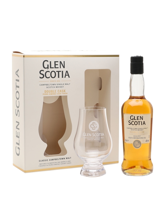 Glen Scotia Double Cask / Small Bottle / Glass Set Campbeltown Whisky - Single Malt Review