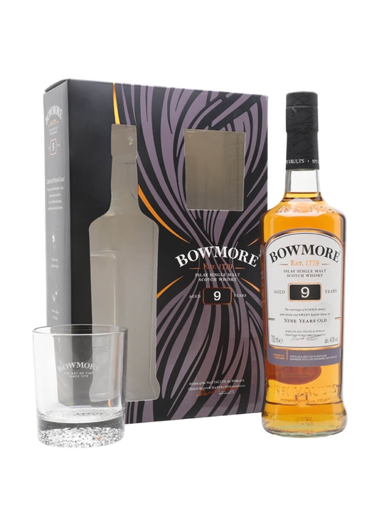 Bowmore 9 Year Old / Glass Set Islay Single Malt Scotch Whisky - Single Malt Review