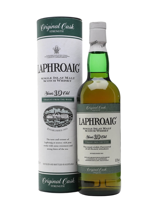 Laphroaig 10 Year Old / Cask Strength / Misspelt Islay Whisky - Islay Review
