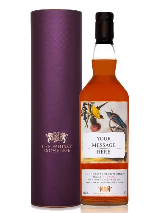 Personalised 42 Year Old Blended Scotch / Sherry Cask Blended Whisky - Blended Review