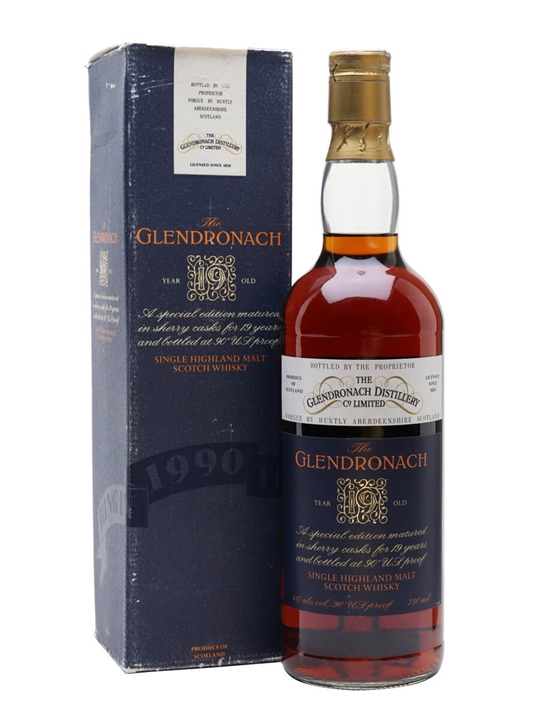 Glendronach 19 Year Old / Sherry Cask Highland Whisky