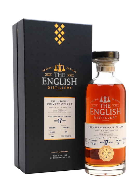 The English 17 Year Old Cabernet Sauvignon Cask English Whisky - Single Malt Review