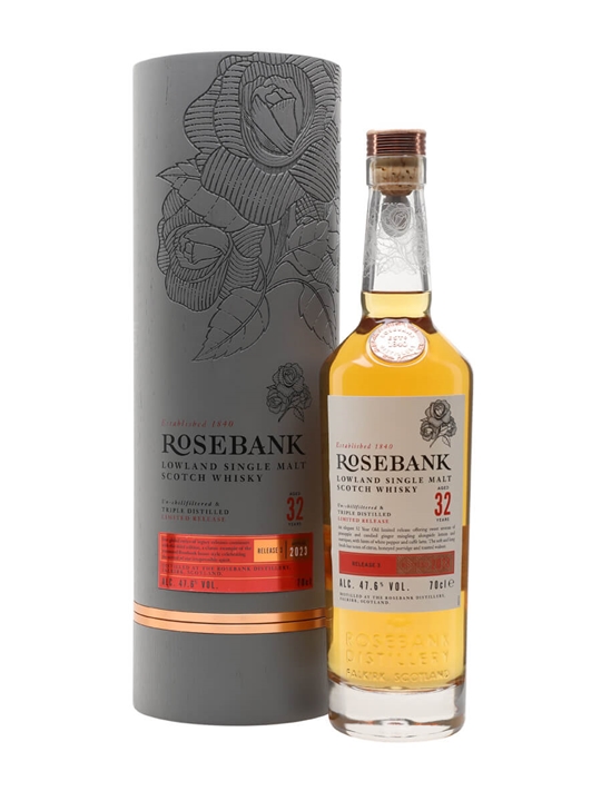 Rosebank 32 Year Old / Release 3 / 2023 Edition Lowland Whisky - Single Malt Review