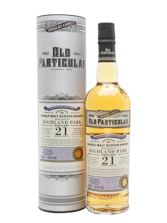 Highland Park 1999 / 21 Year Old / Old Particular Island Whisky - Single Malt Review