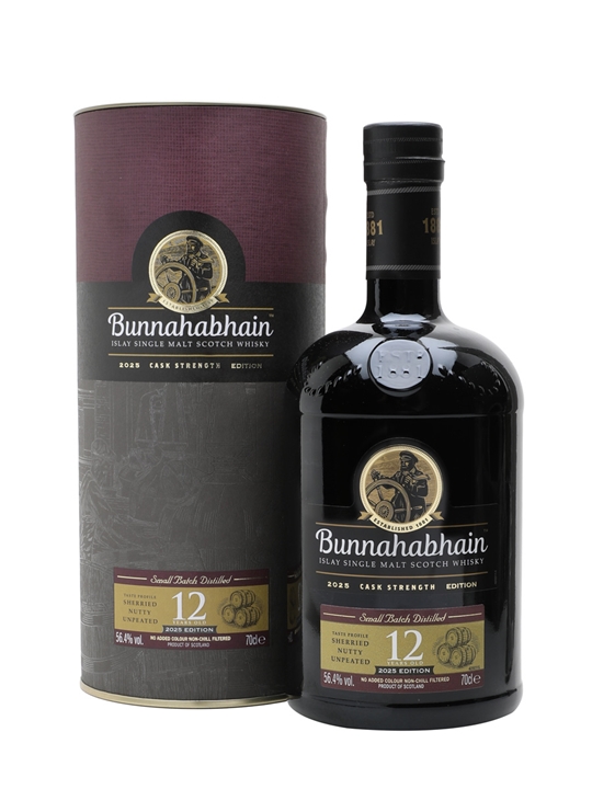 Bunnahabhain 12 Year Old Cask Strength / 2025 Release Islay Whisky - Single Malt Review