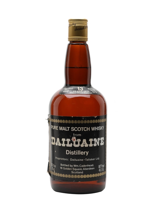 Dailuaine 1966 / 13 Year Old / Sherry Cask Speyside Whisky - Speyside Review