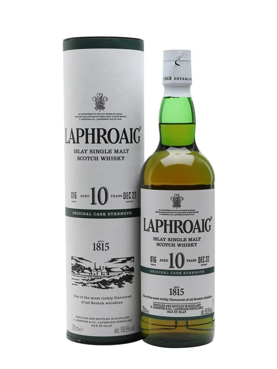 Laphroaig 10 Year Old Cask Strength / Batch 016 Islay Whisky - Bourbon Review