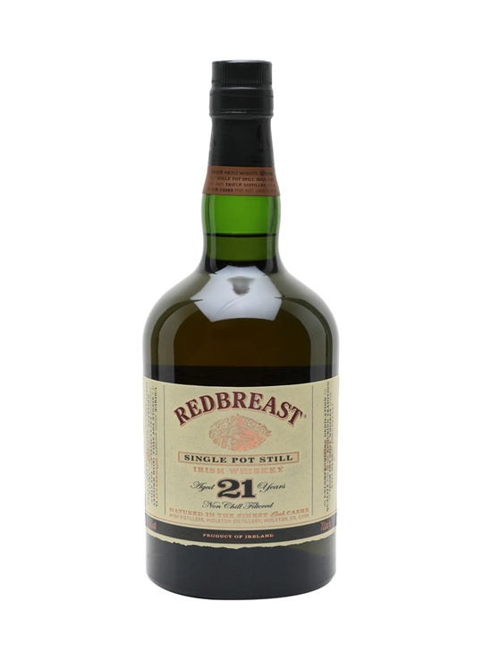 Redbreast 21 Year Old / Bot.2010s Single Pot Still Irish Whiskey - Bourbon Review