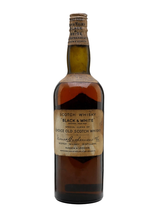 Black & White / Bot.1930s / Spring Cap Blended Scotch Whisky - Blended Review