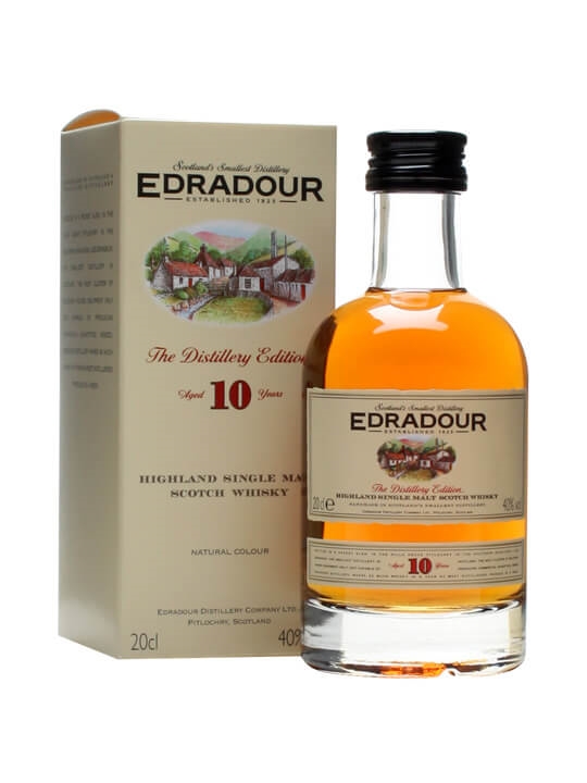 Edradour 10 Year Old / Small Bottle Highland Single Malt Scotch Whisky - Single Malt Review