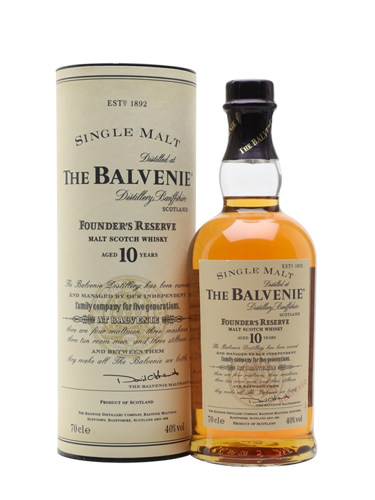 Balvenie 10 Year Old / Founder's Reserve / Bot.2000s Speyside Whisky - Bourbon Review