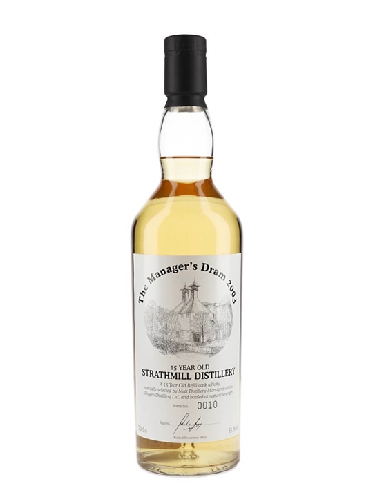 Strathmill 15 Year Old / Bot.2003 / Manager's Dram Speyside Whisky - Speyside Review