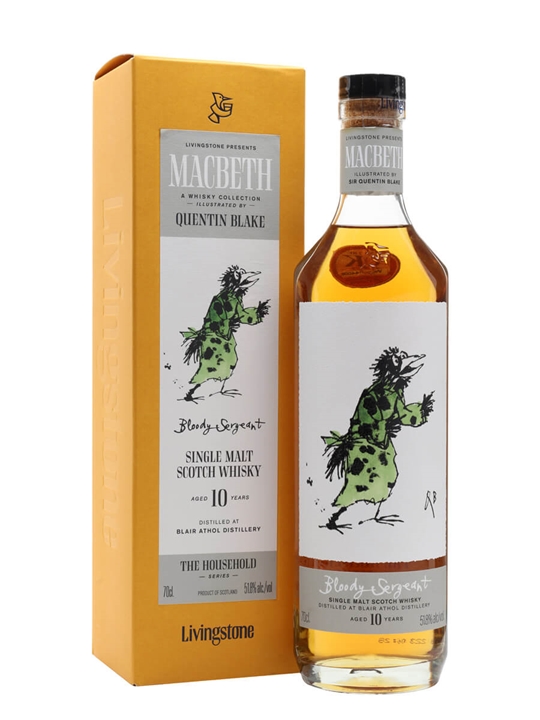 Blair Athol 10 Year Old / Bloody Sergeant / Household Series / Macbeth Act One Highland Whisky - Highland Review