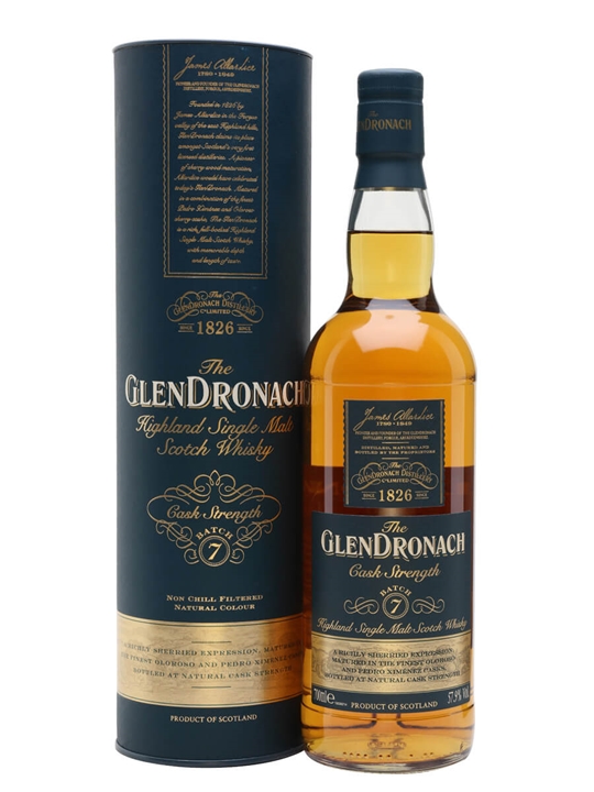 Glendronach Cask Strength / Batch 7 Highland Single Malt Scotch Whisky - Single Malt Review
