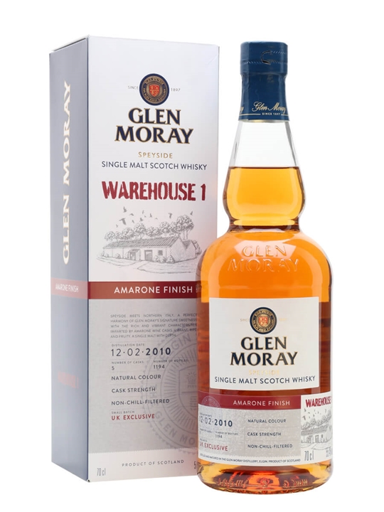 Glen Moray 2010 / Amarone Finish / Warehouse 1 Release Speyside Whisky - Single Malt Review