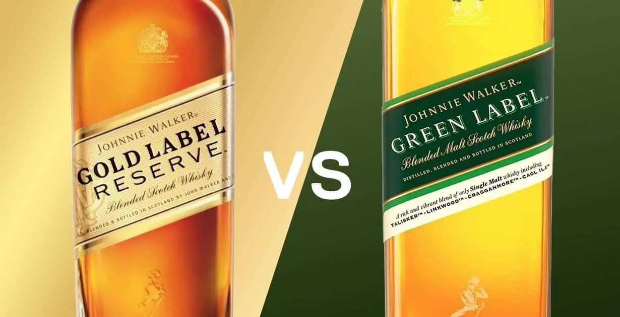 Johnnie Walker Gold Label Vs Johnnie Walker Green Label:  Battle Of The Mid-Range Whiskies - American Review