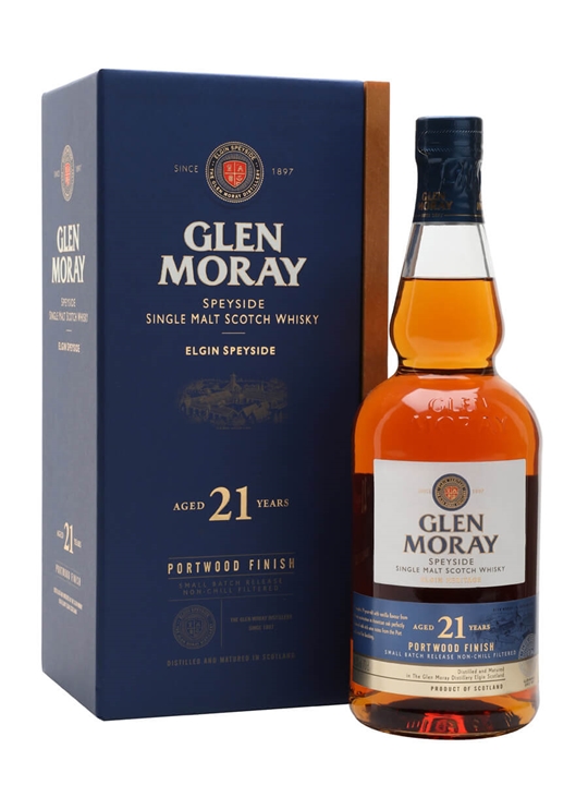 Glen Moray 21 Year Old / Port Wood Finish Speyside Whisky - Bourbon Review