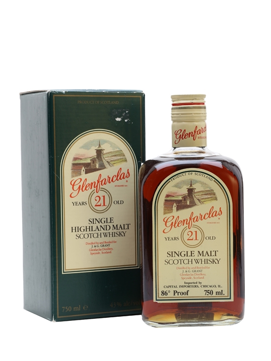 Glenfarclas 21 Year Old / Bot.1980s / Capital Importers Speyside Whisky - Speyside Review