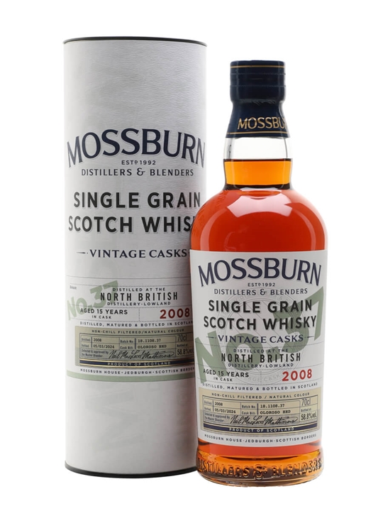 North British 2008 / 15 Year Old / Oloroso Finish / Cask #37 / Mossburn Single Whisky - Single Grain Review