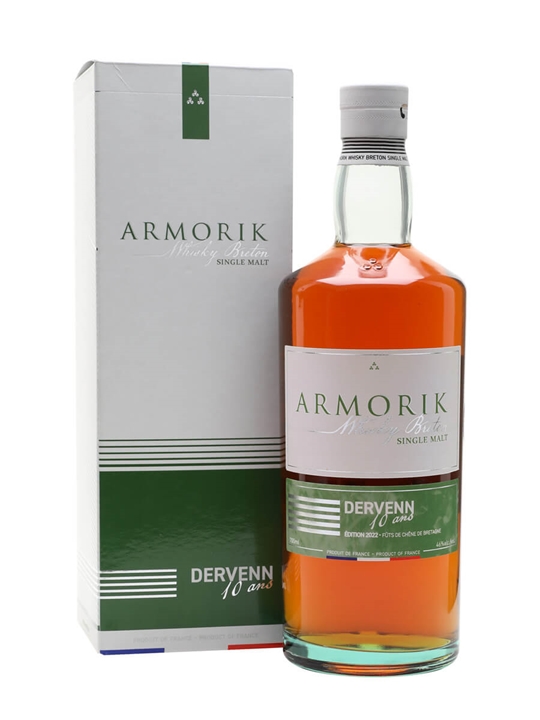 Armorik 10 Year Old Dervenn / 2022 Release Single Malt French Whisky - Single Malt Review