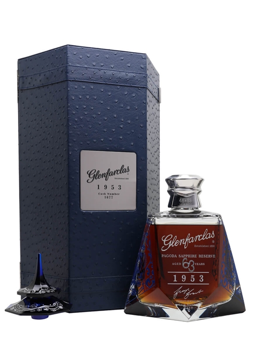 Glenfarclas 1953 / 63 Year Old / Pagoda Sapphire Reserve (Silver) / Magnum Speyside Whisky - Single Malt Review
