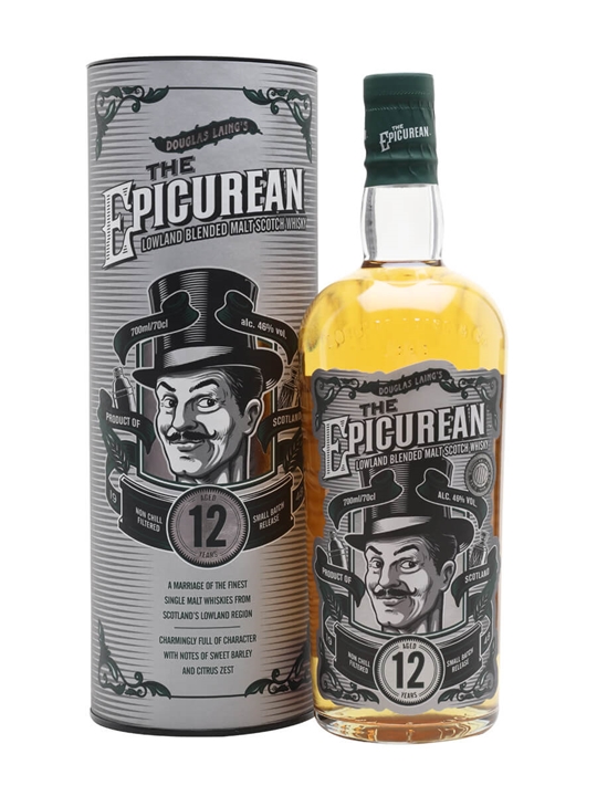 The Epicurean 12 Year Old Lowland Single Malt Scotch Whisky - Single Malt Review