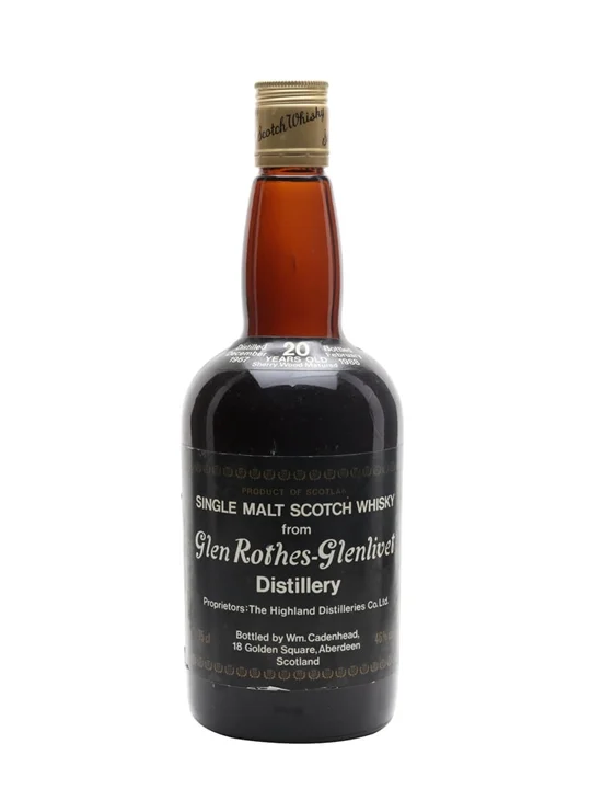 Glenrothes 1967 / 20 Year Old / Sherry Cask / Cadenhead's Speyside Whisky - Speyside Review