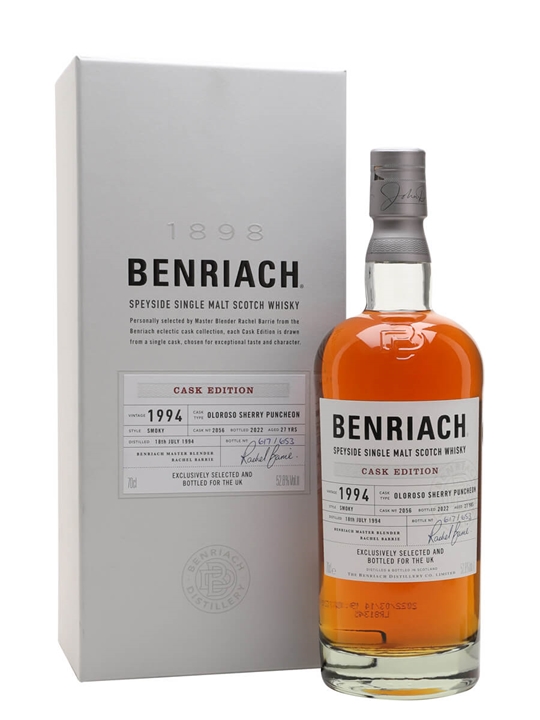 Benriach 1994 / 27 Year Old / Oloroso Cask #2056 / UK Exclusive Speyside Whisky - Speyside Review