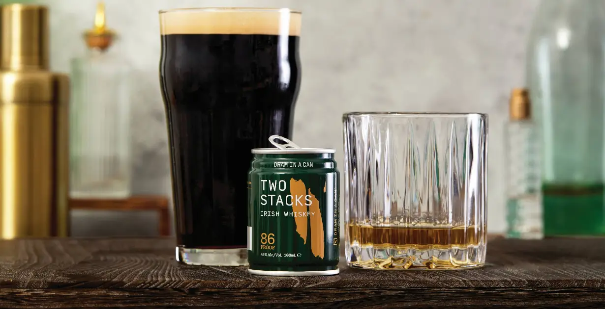Two Stacks Dram in a Can: Bold Irish Whiskey for St. Paddy’s - Irish Review
