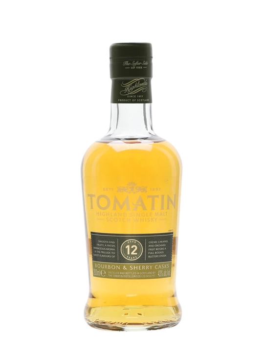 Tomatin 12 Year Old / Small Bottle Highland Single Malt Scotch Whisky - Single Malt Review