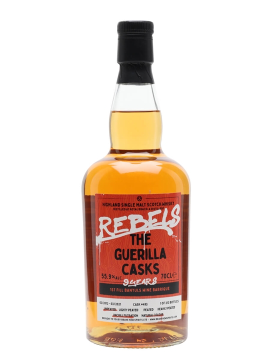 Royal Brackla 2012 / 9 Year Old / Banyuls Cask / The Guerilla Cask Highland Whisky - Single Malt Review