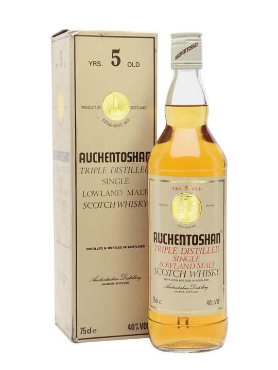 Auchentoshan 5 Year Old / Bot.1980s Lowland Single Malt Scotch Whisky - Single Malt Review