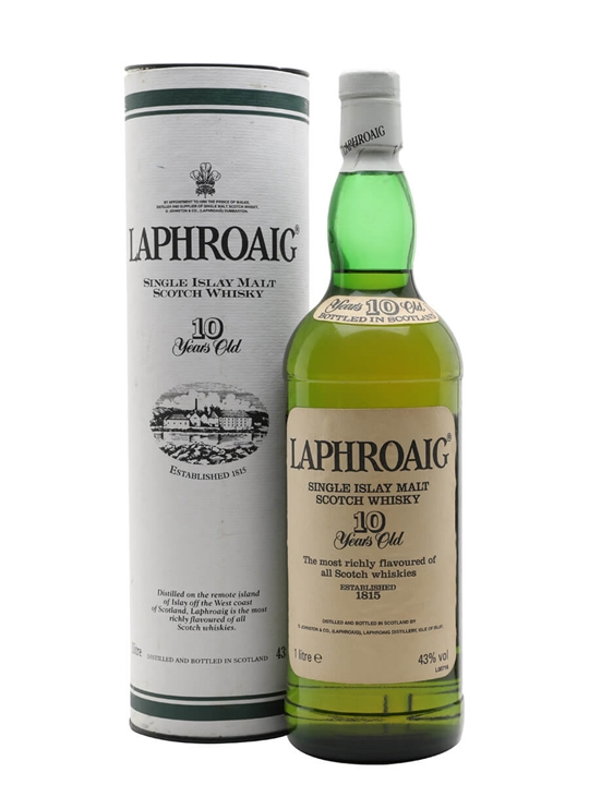 Laphroaig 10 Year Old / Bot.1990s / Post Royal Warrant Islay Whisky - Islay Review