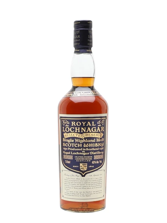 Royal Lochnagar Selected Reserve / Bot.1980s Highland Whisky - Highland Review
