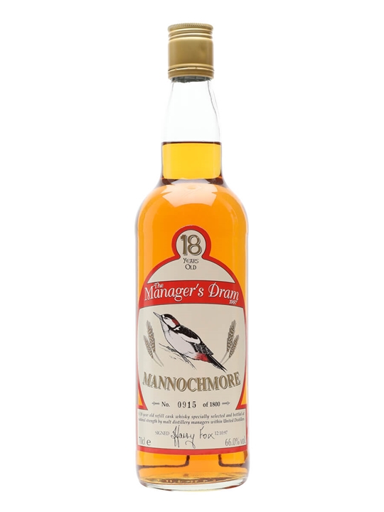 Mannochmore 18 Year Old / Bot.1997 / Manager's Dram Speyside Whisky - Speyside Review
