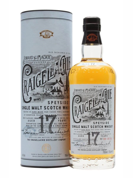 Craigellachie 17 Year Old Speyside Single Malt Scotch Whisky - Single Malt Review