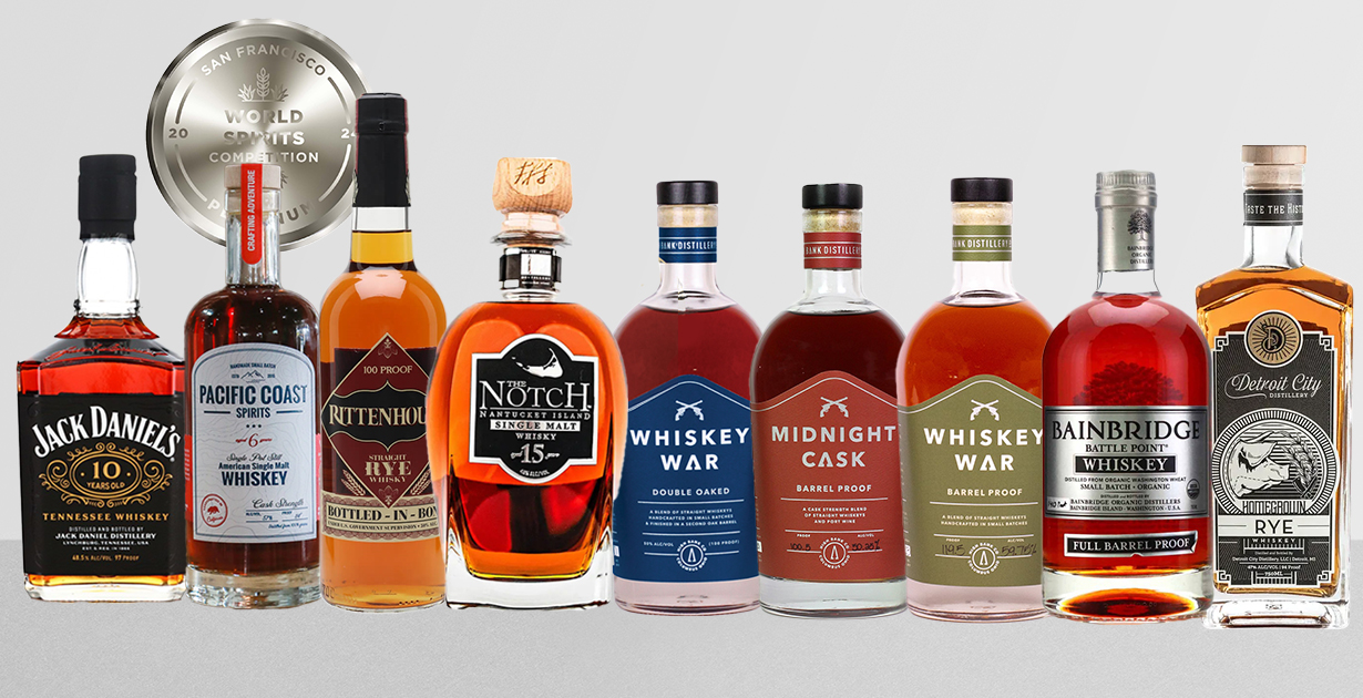 All Of The Platinum Medal-Winning American Whiskeys From The 2024 San Francisco World Spirits Competition - World Review