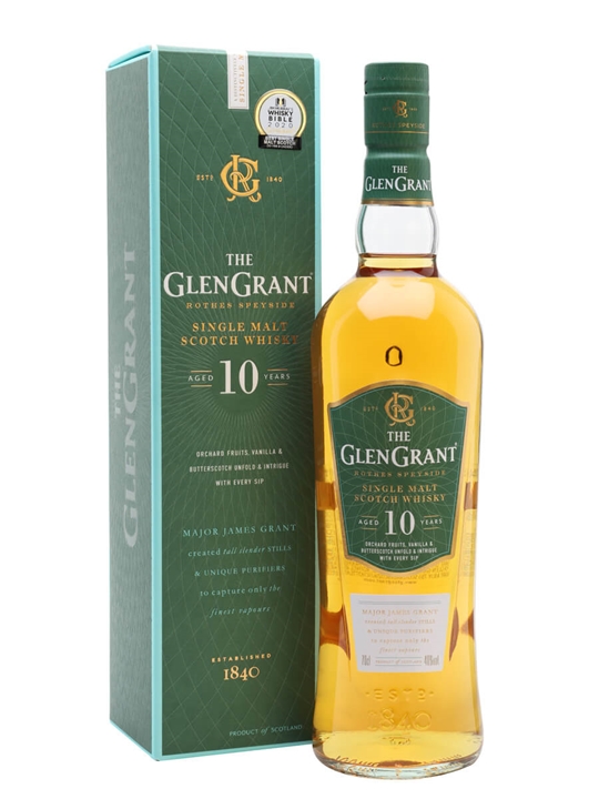 Glen Grant 10 Year Old Speyside Single Malt Scotch Whisky - Single Malt Review