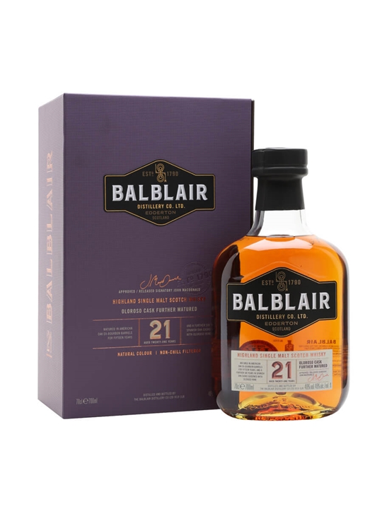Balblair 21 Year Old Highland Single Malt Scotch Whisky - Single Malt Review
