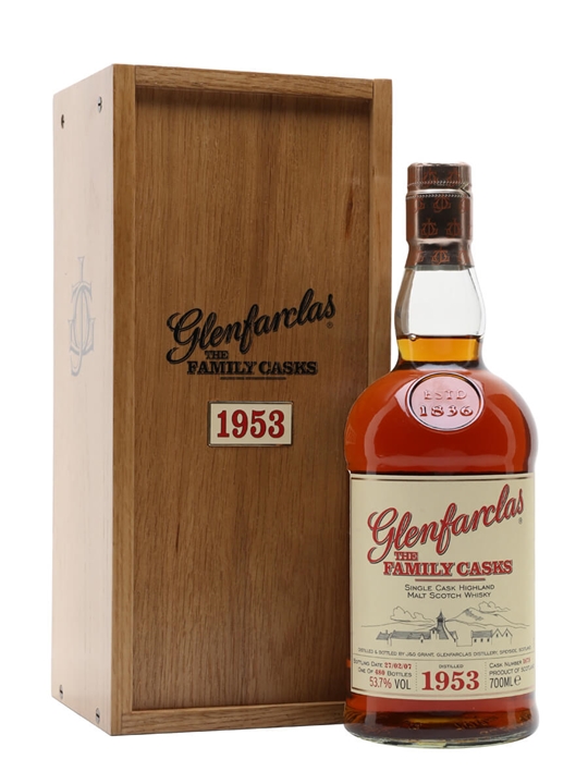 Glenfarclas 1953 / Sherry Cask / 1st Release / The Family Casks Speyside Whisky - Speyside Review