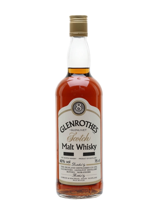 Glenrothes 8 Year Old / Bot.1970s / Gordon & MacPhail Speyside Whisky - Speyside Review