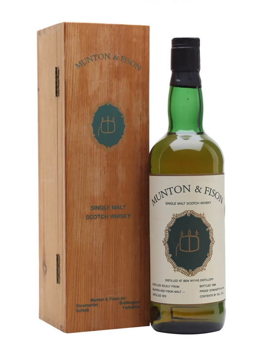 Ben Wyvis 1972 / Bot.1989 / Munton & Fison Highland Whisky - Highland Review