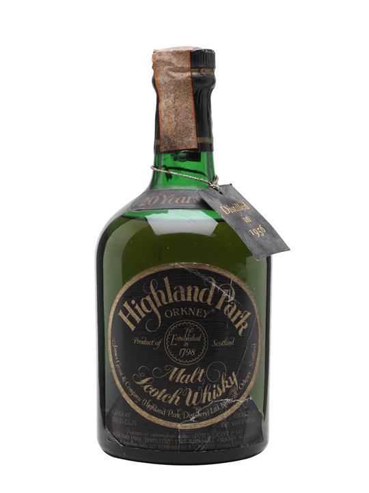 Highland Park 1956 / 20 Year Old Island Single Malt Scotch Whisky - Single Malt Review