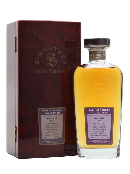 Kinclaith 1969 / 40 Year Old / Signatory Lowland Whisky - Single Malt Review