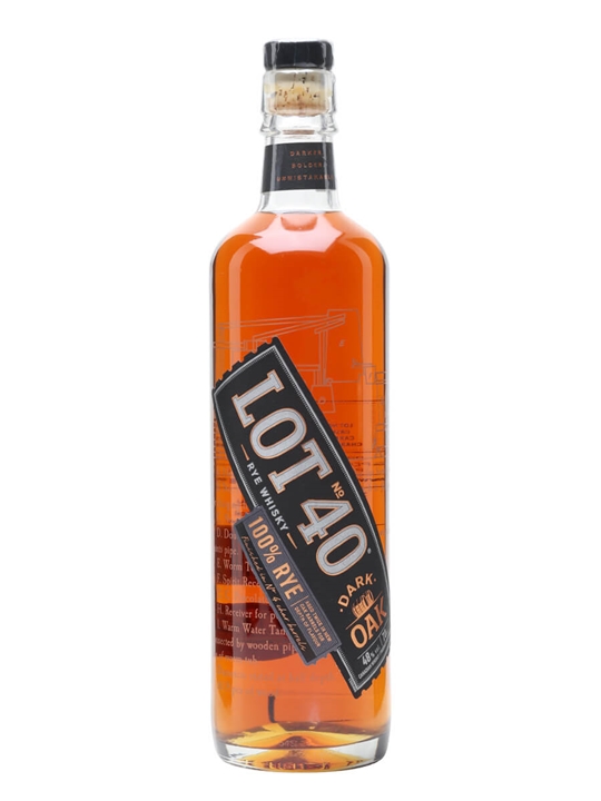 Lot 40 Dark Oak Canadian Rye Whisky - Rye Review