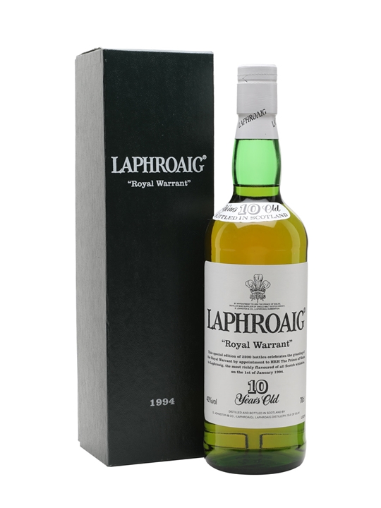 Laphroaig 10 Year Old Royal Warrant / Bot.1994 Islay Whisky - Islay Review