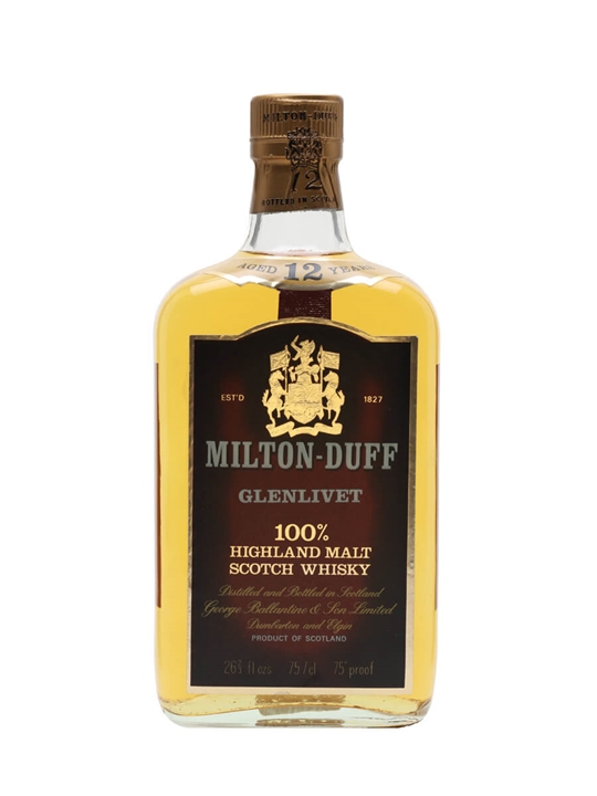 Miltonduff-Glenlivet 12 Year Old / Bot.1970s Speyside Whisky - Speyside Review