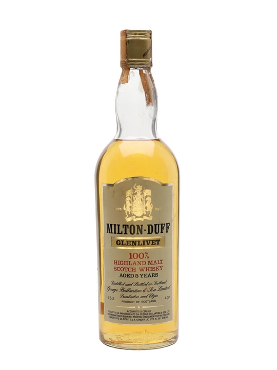 Miltonduff 5 Year Old / Bot.1970s Speyside Single Malt Scotch Whisky - Single Malt Review