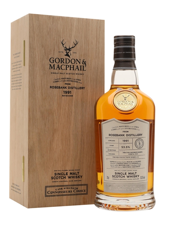 Rosebank 1991 / 31 Year Old / Cask #2122 / Connoisseurs Choice Lowland Whisky - Lowland Review