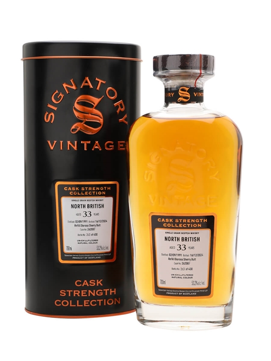 North British 1991 / 33 Year Old / Oloroso Cask 262087 / Signatory Single Whisky - Single Malt Review
